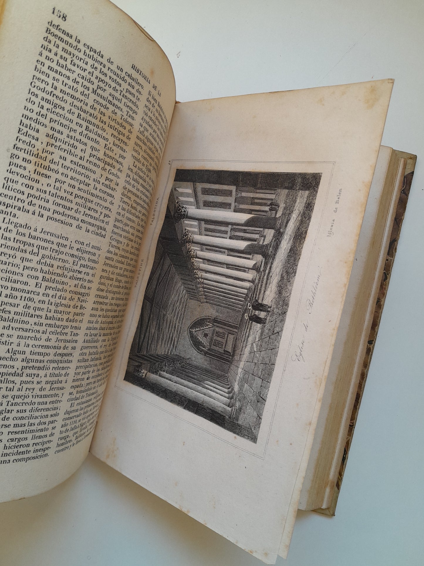 PANORAMA UNIVERSAL. HISTORIA DE LA PALESTINA O TIERRA SANTA - VV. AA. (IMP. A. FREXAS, 1850)