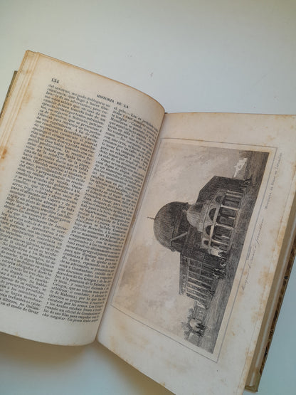 PANORAMA UNIVERSAL. HISTORIA DE LA PALESTINA O TIERRA SANTA - VV. AA. (IMP. A. FREXAS, 1850)