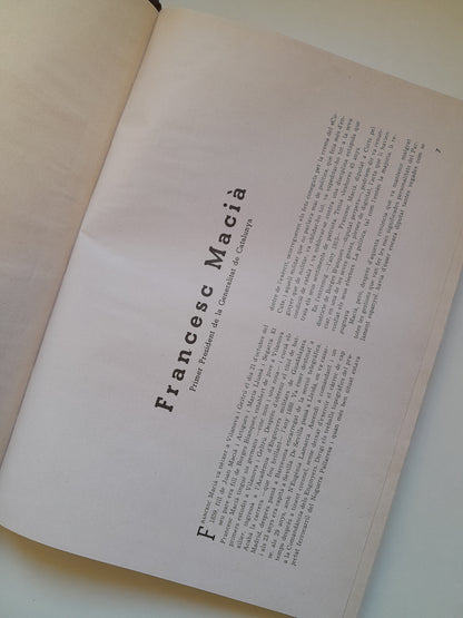 ELS DOS PRESIDENTS. DADES HISTÒRIQUES - VV. AA. (1936)