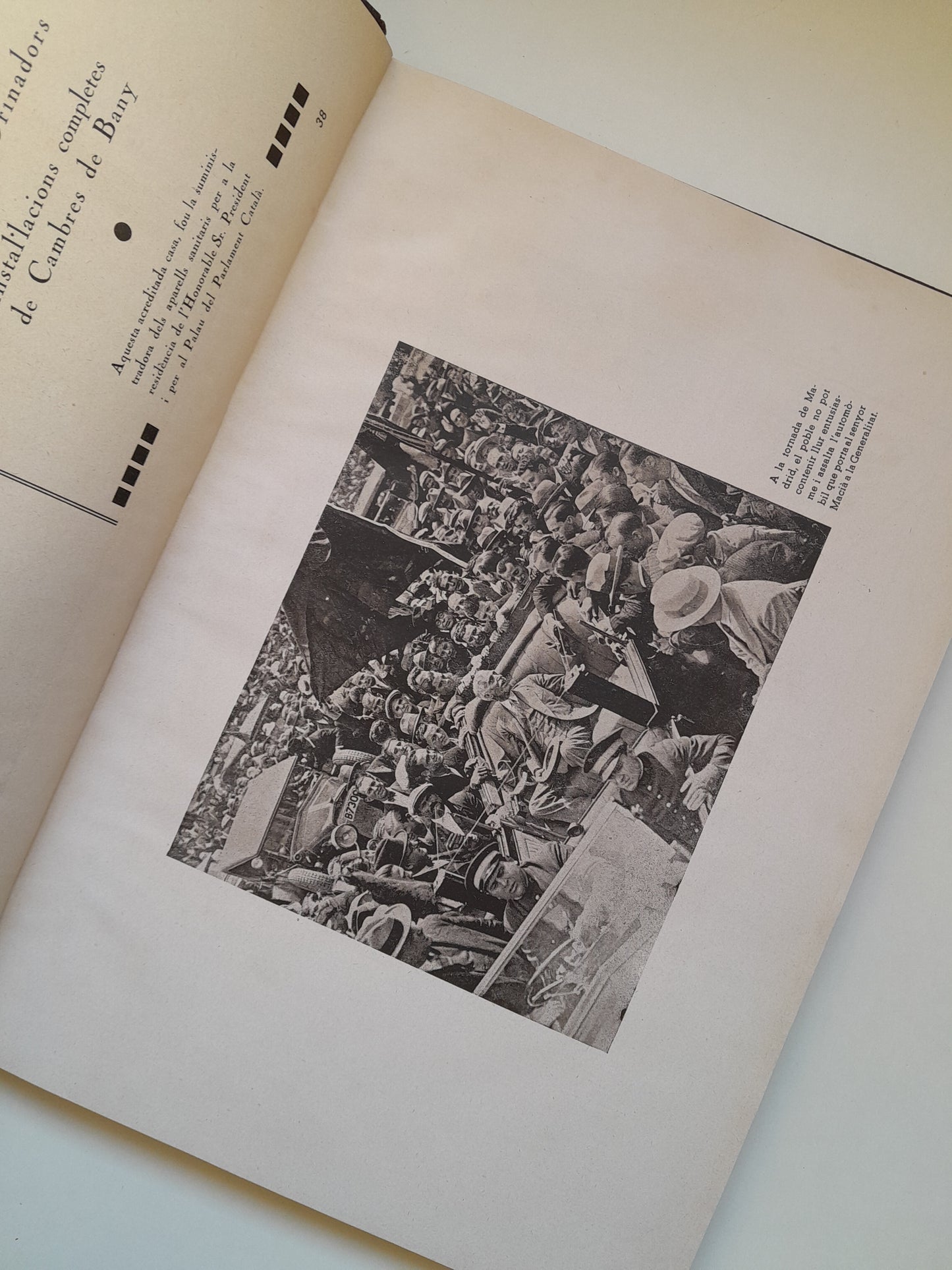 ELS DOS PRESIDENTS. DADES HISTÒRIQUES - VV. AA. (1936)