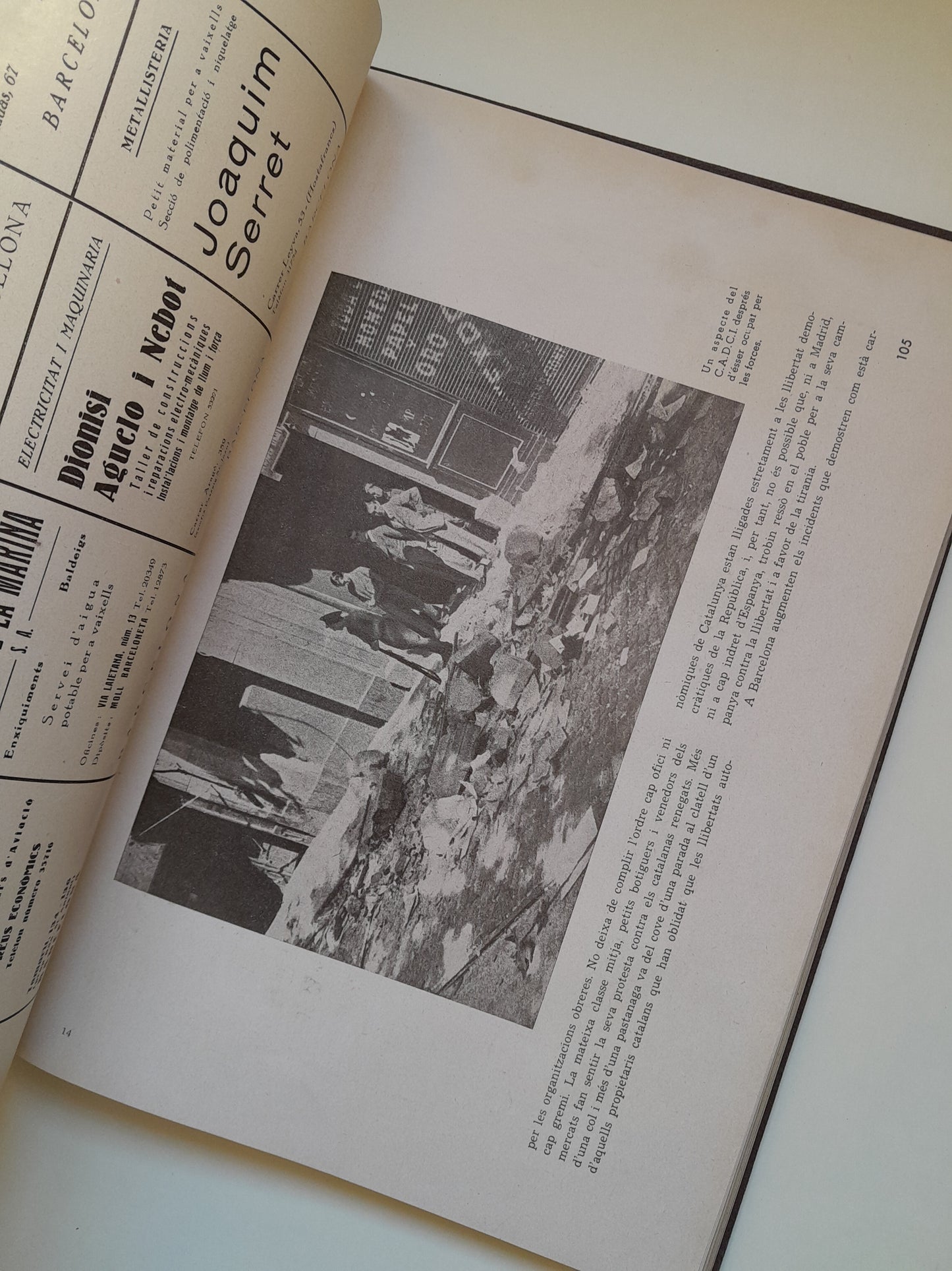 ELS DOS PRESIDENTS. DADES HISTÒRIQUES - VV. AA. (1936)