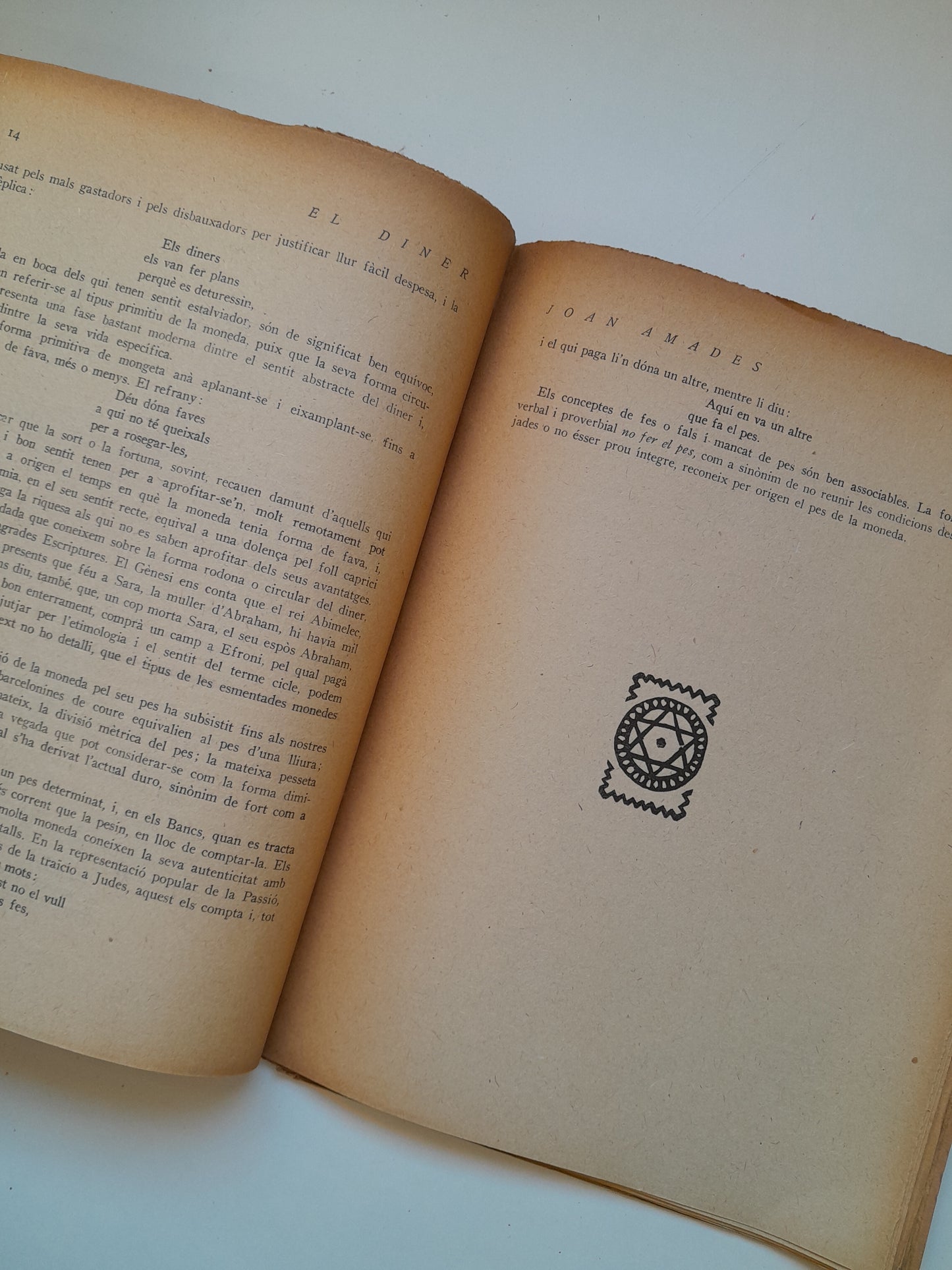 EL DINER - JOAN AMADES (REFLEXOS, 1938)