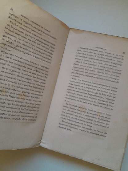 INSTITUTIONS D'HIPPOCRATE - ÉDOUARD AUBER (GERMER BAILLIÈRE, 1864)