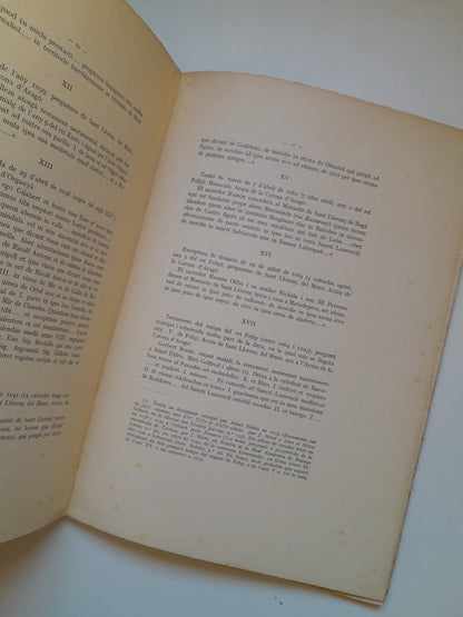 REIMPRESSIÓ DE LES HOMILIES D'ORGANYÀ - JOAQUIM MIRET I SANS (LIB. S. BABRA, 1915)