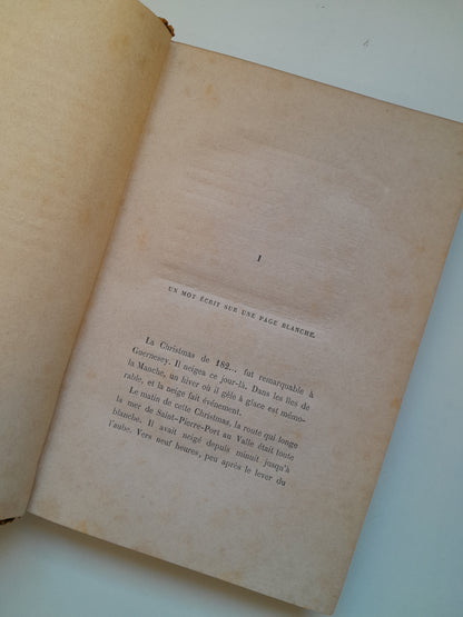 LES TRAVAILLEURS DE LA MER (COMPLETA 3 TOMOS 1ª EDICIÓN) - VICTOR HUGO (A. LACROIX, 1866)