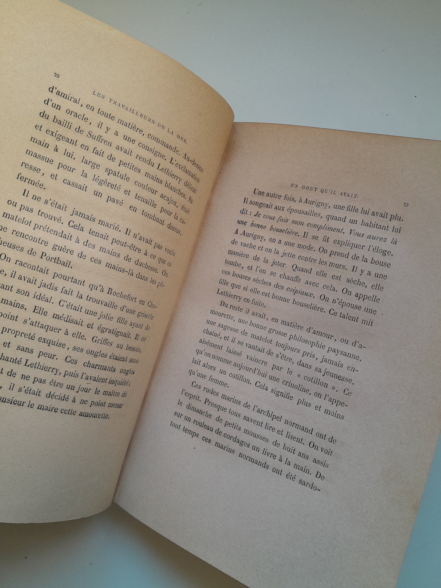 LES TRAVAILLEURS DE LA MER (COMPLETA 3 TOMOS 1ª EDICIÓN) - VICTOR HUGO (A. LACROIX, 1866)