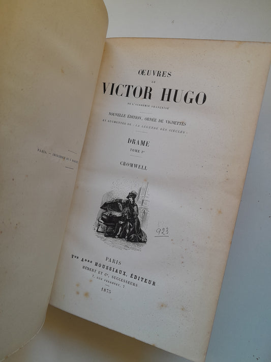 DRAME (COMPLETA 4 TOMOS) - VICTOR HUGO (HOUSSIAUX, 1875)
