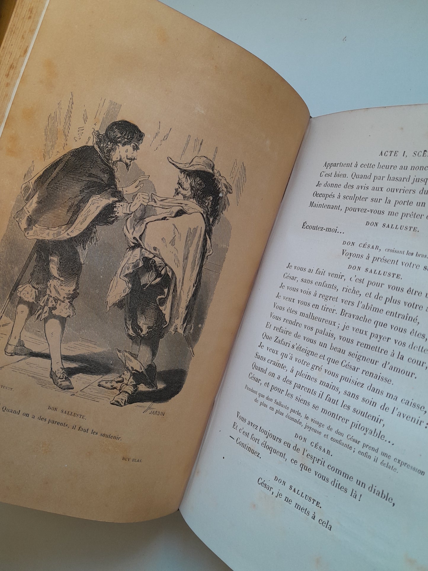 DRAME (COMPLETA 4 TOMOS) - VICTOR HUGO (HOUSSIAUX, 1875)