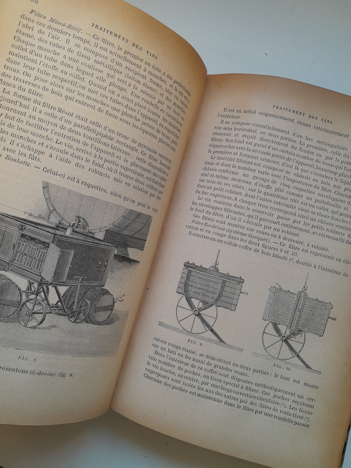 TRAITÉ PRACTIQUE DES VINS, CIDRES, SPIRITUEUX ET VINAIGRES - M. PAUL LE SOURD (LIB. G. MASSON, c.1880)
