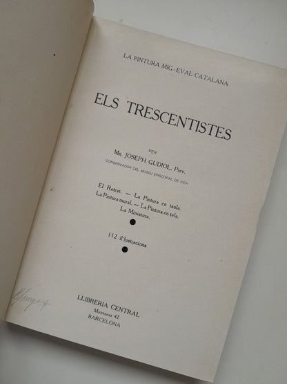 ELS TRESCENTISTES - JOSEP GUIDOL I CUNILL (LIB. CENTRAL, c.1920)
