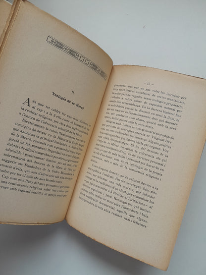 NOSTRA SENYORA DE LA MERCÈ. ESTUDI DE PSICOLOGÍA ÉTNICO-RELIGIOSA DE CATALUNYA - MIQUEL D'ESPLUGUES (IBÈRICA, 1916)