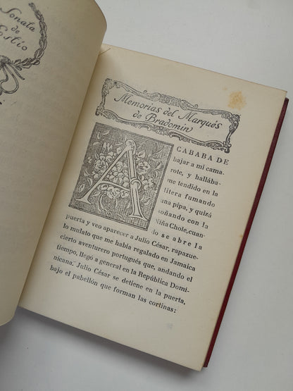 SONATA DE ESTÍO. MEMORIAS DEL MARQUÉS DE BRADOMIN - RAMÓN DEL VALLE-INCLÁN (RUA NUEVA, 1941)