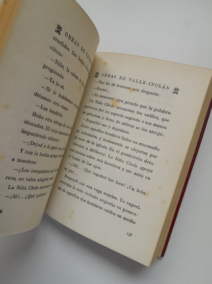 SONATA DE ESTÍO. MEMORIAS DEL MARQUÉS DE BRADOMIN - RAMÓN DEL VALLE-INCLÁN (RUA NUEVA, 1941)