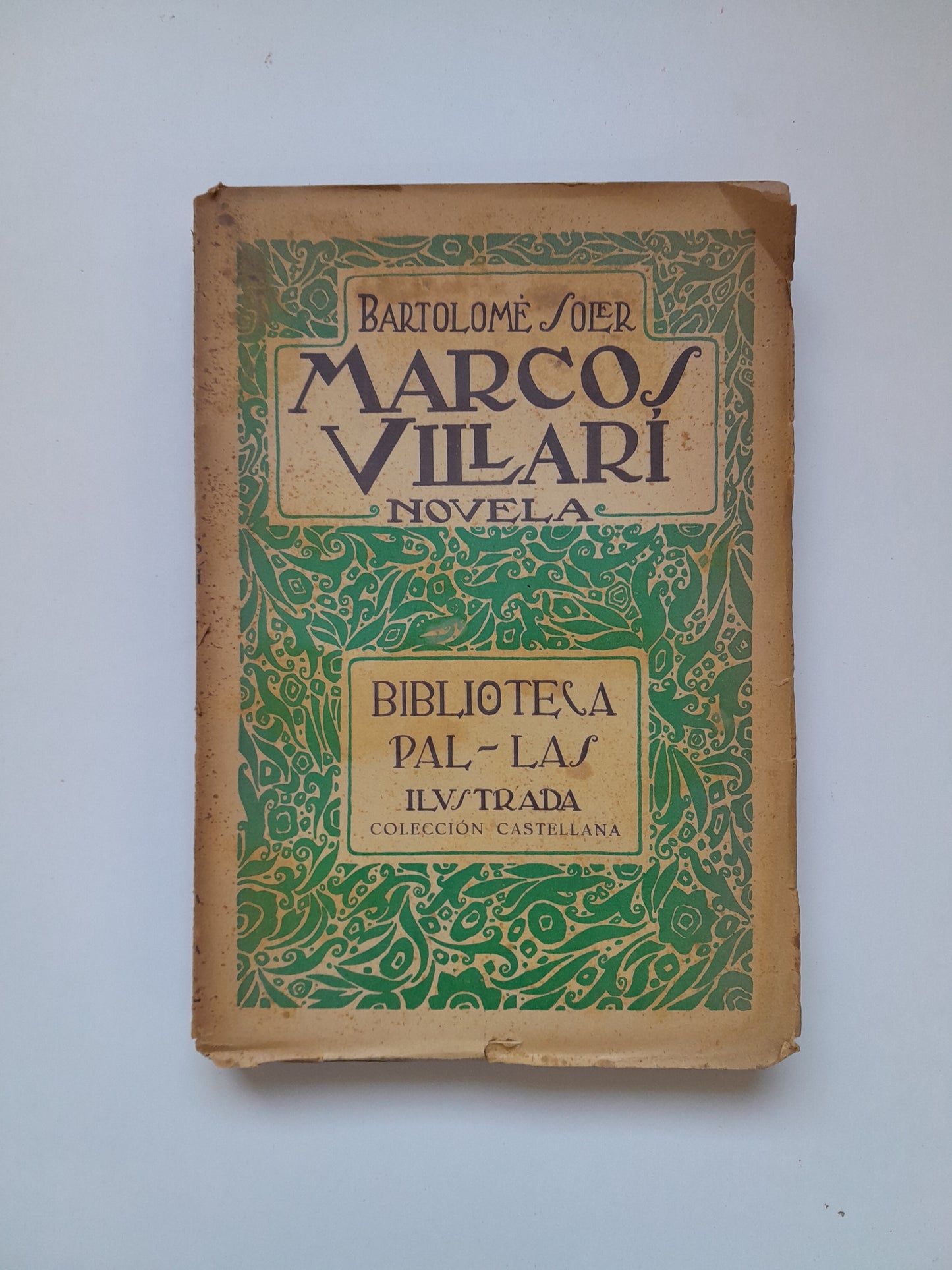 MARCOS VILLARÍ - BARTOLOMÉ SOLER (PAL·LAS, c.1930)