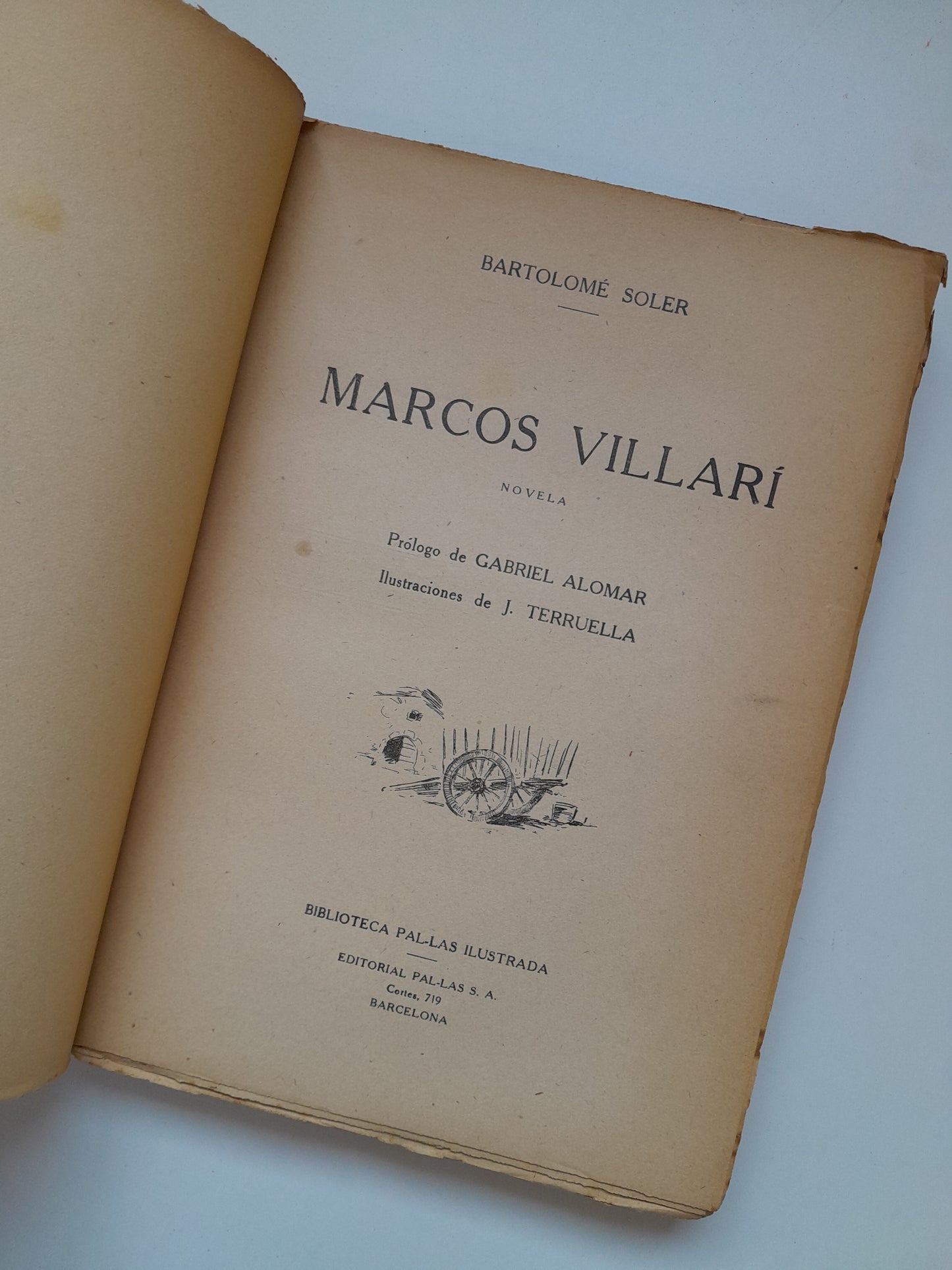 MARCOS VILLARÍ - BARTOLOMÉ SOLER (PAL·LAS, c.1930)