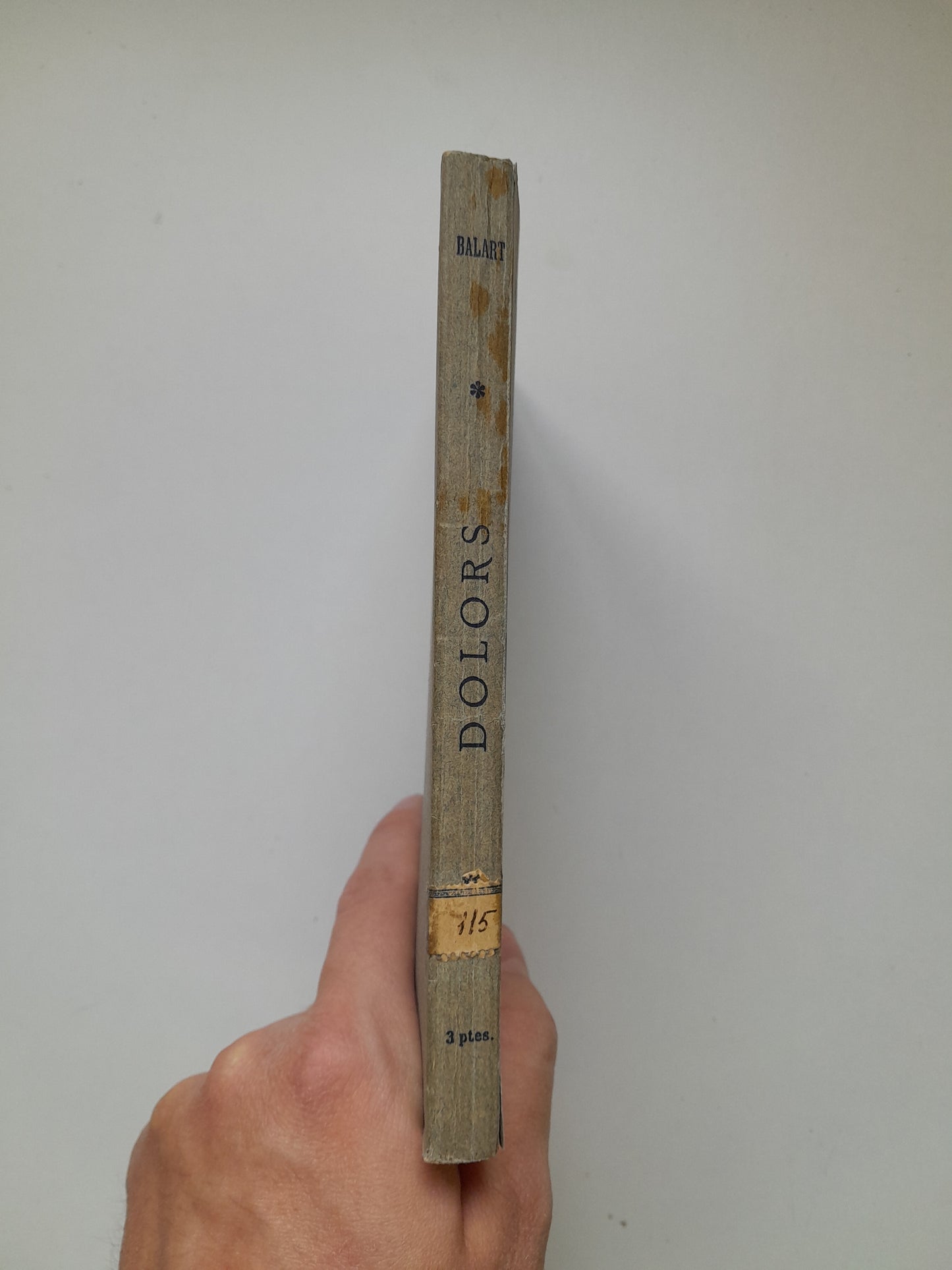 DOLORS - FREDERIC BALART (TIP. L'AVENÇ, 1903)