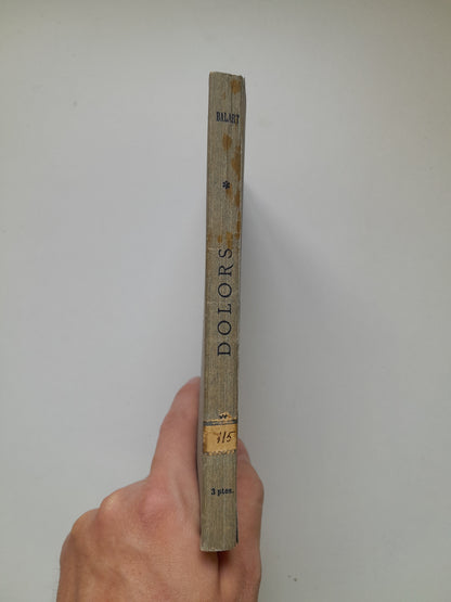 DOLORS - FREDERIC BALART (TIP. L'AVENÇ, 1903)