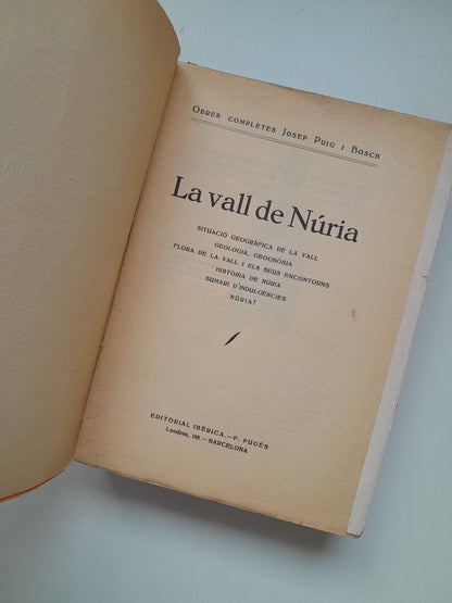 LA VALL DE NÚRIA - JOSEP PUIG I BOSCH (IBÉRICA, 1929)