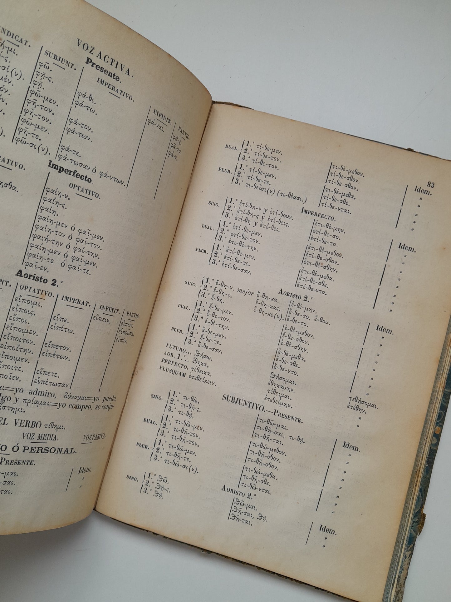 ELEMENTOS GRAMATICALES DE LA LENGUA GRIEGA - JOAQUÍN DELAGO Y DAVID (TIP. FRANCISCO LÓPEZ VIZCAÍNO, 1864)