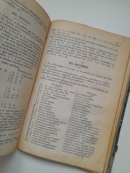 ELEMENTOS GRAMATICALES DE LA LENGUA GRIEGA - JOAQUÍN DELAGO Y DAVID (TIP. FRANCISCO LÓPEZ VIZCAÍNO, 1864)