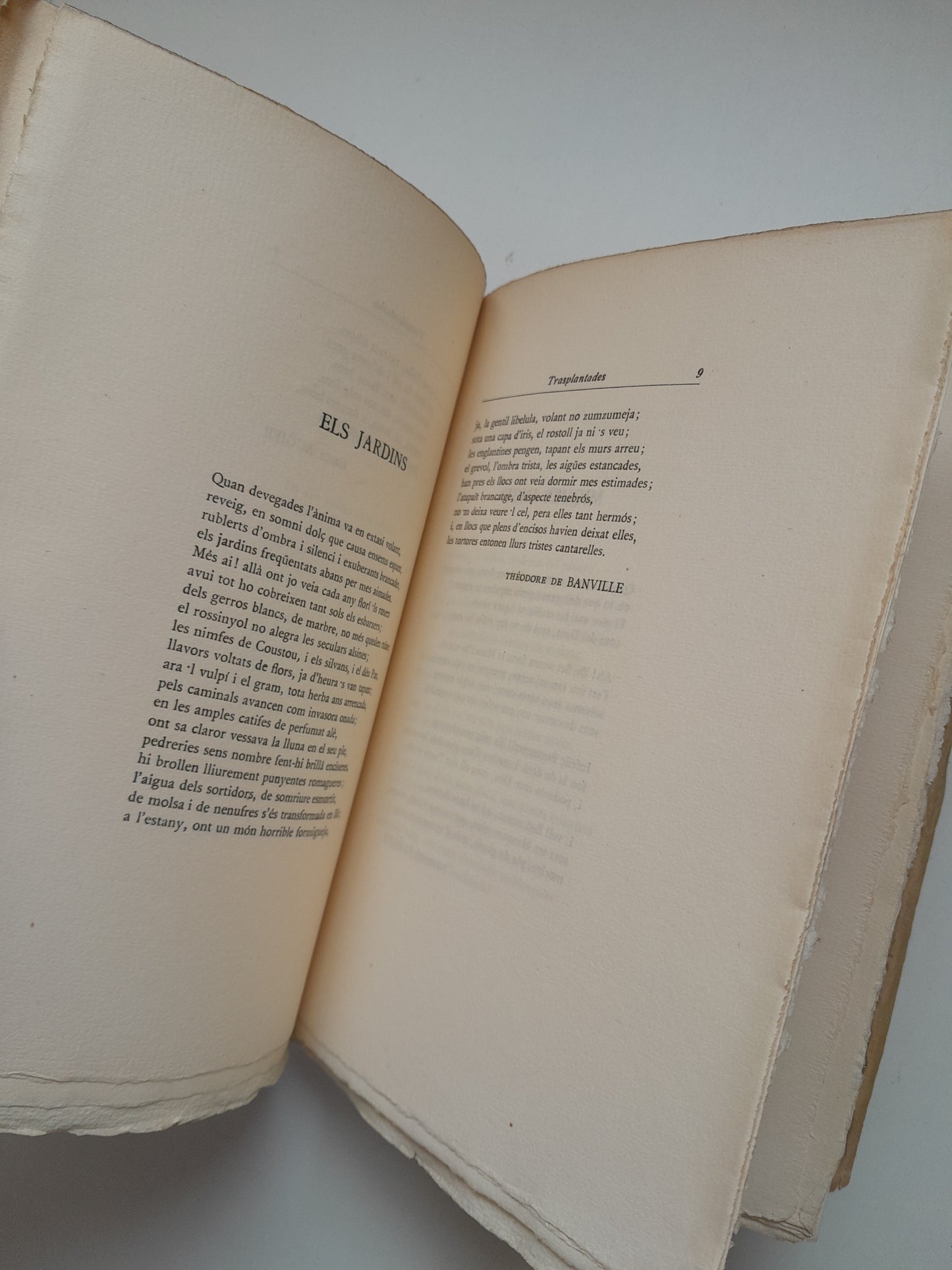 TRASPLANTADES. POESIES FRANCESES CONTEMPORANIES - VV. AA (TIP. L'AVENÇ, 1910)
