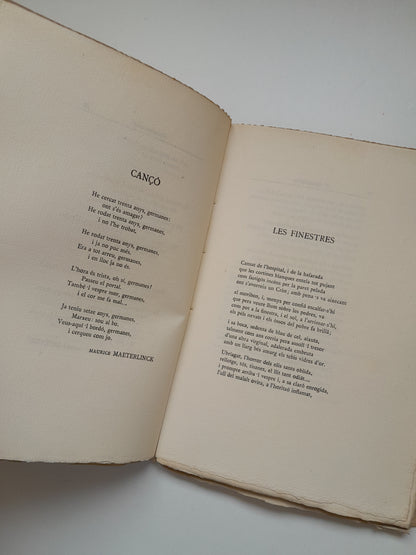 TRASPLANTADES. POESIES FRANCESES CONTEMPORANIES - VV. AA (TIP. L'AVENÇ, 1910)