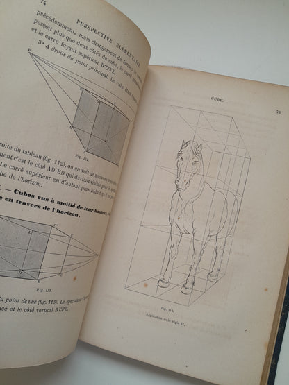TRAITÉ PRATIQUE DE PERSPECTIVE - A. CASSAGNE (LIB. CH. FOURAUT ET FILLS, 1879)