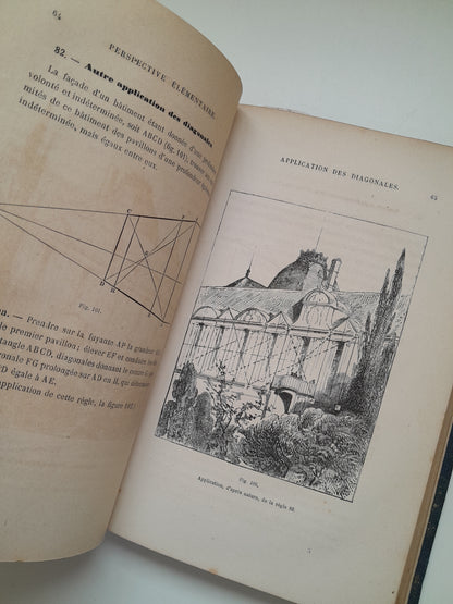 TRAITÉ PRATIQUE DE PERSPECTIVE - A. CASSAGNE (LIB. CH. FOURAUT ET FILLS, 1879)