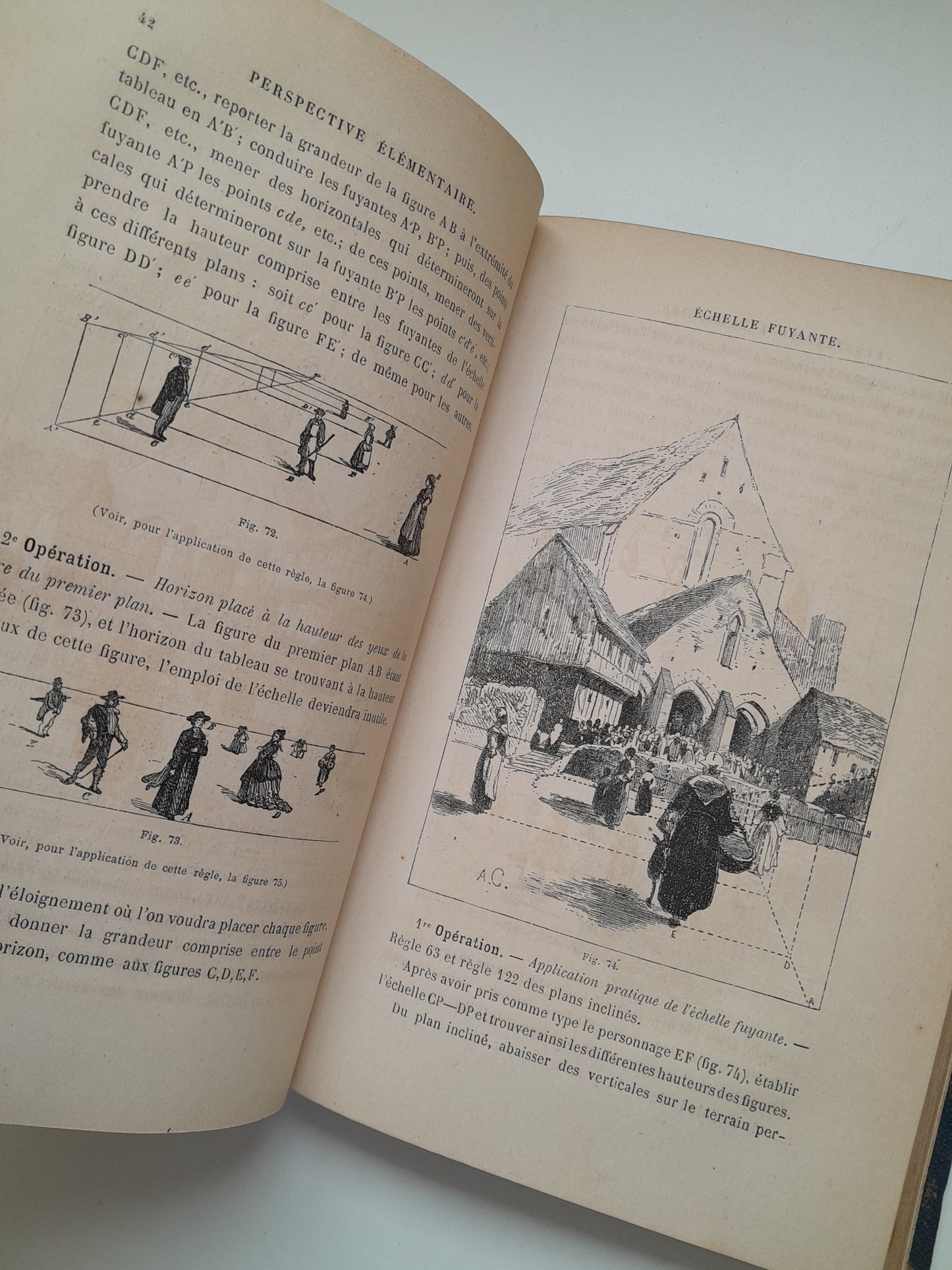 TRAITÉ PRATIQUE DE PERSPECTIVE - A. CASSAGNE (LIB. CH. FOURAUT ET FILLS, 1879)