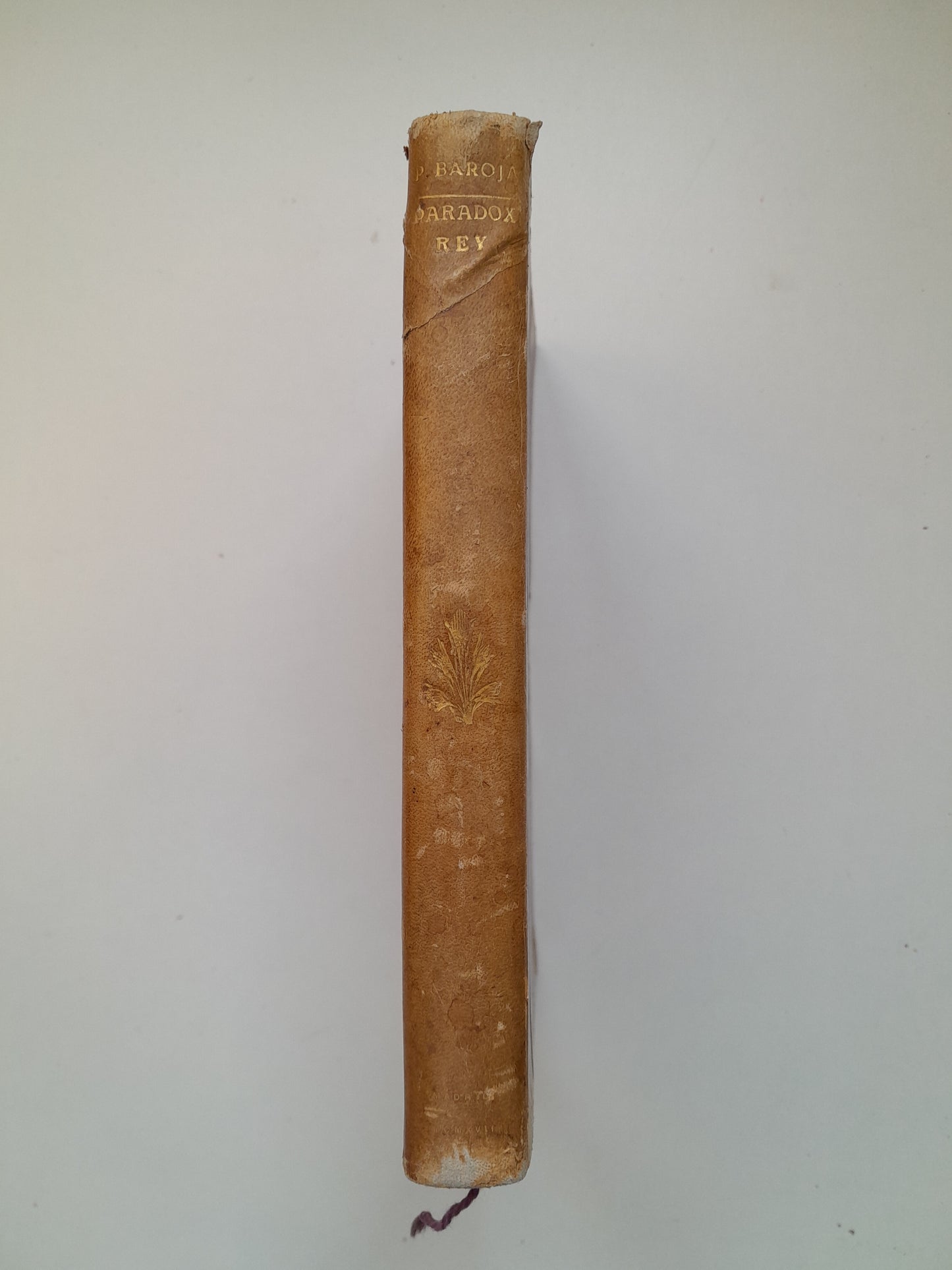 PARADOX, REY - PÍO BAROJA (RAFAEL CARO RAGGIO, 1917)