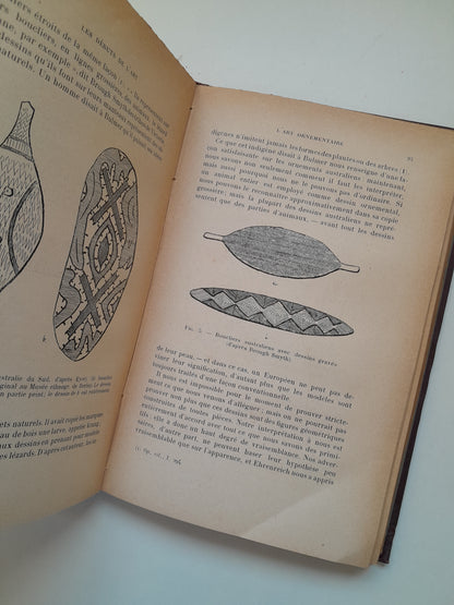 LES DÉBUTS DE L'ART - E. GROSSE (ED. FÉLIX ALCAN, 1902)