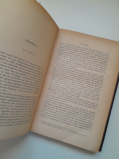 LES DÉBUTS DE L'ART - E. GROSSE (ED. FÉLIX ALCAN, 1902)