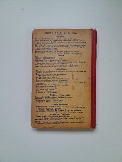 HISTORIA DE ESPAÑA. SEGUNDO CURSO - G. M. BRUÑO (1914)