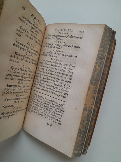 LE THEATRE DES GRECS (TOMOS 1 Y 3) - R. P. BRUMOY (1763)