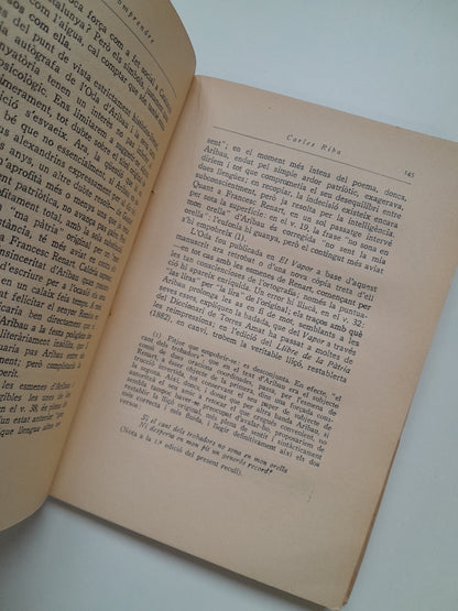 PER COMPRENDRE (1927-1935) - CARLES RIBA (INSTITUCIÓ DE LES LLETRES CATALANES, 1938)