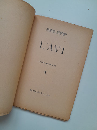 L'AVI - APEL·LES MESTRES (1909)