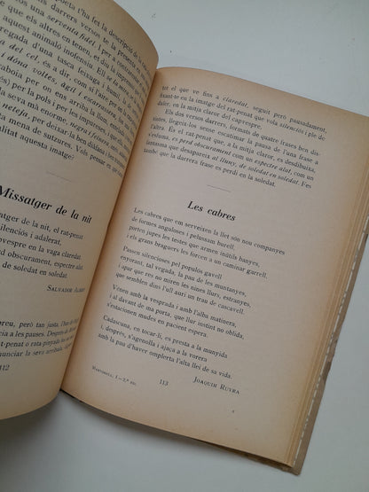 LES PLANTES, ELS ANIMALS I ELS ELEMENTS - ARTUR MARTORELL BISBAL (GUSTAU GILI, 1935)