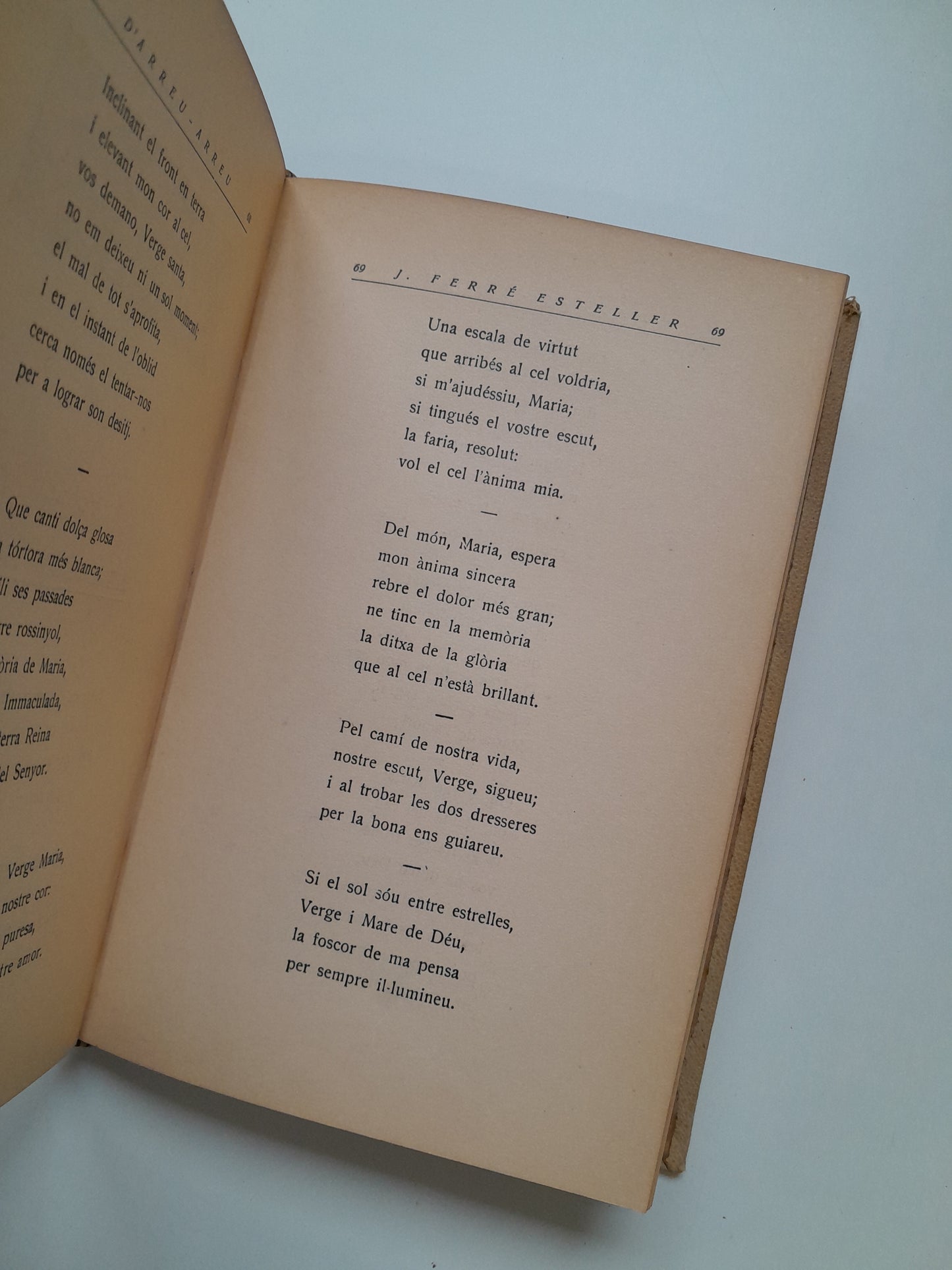 D'ARREU ARREU. POESIES I HUMORADES - J. FERRÉ ESTELLER (IMP. ESCOLES SALESIANES DE SARRIÀ, 1921)
