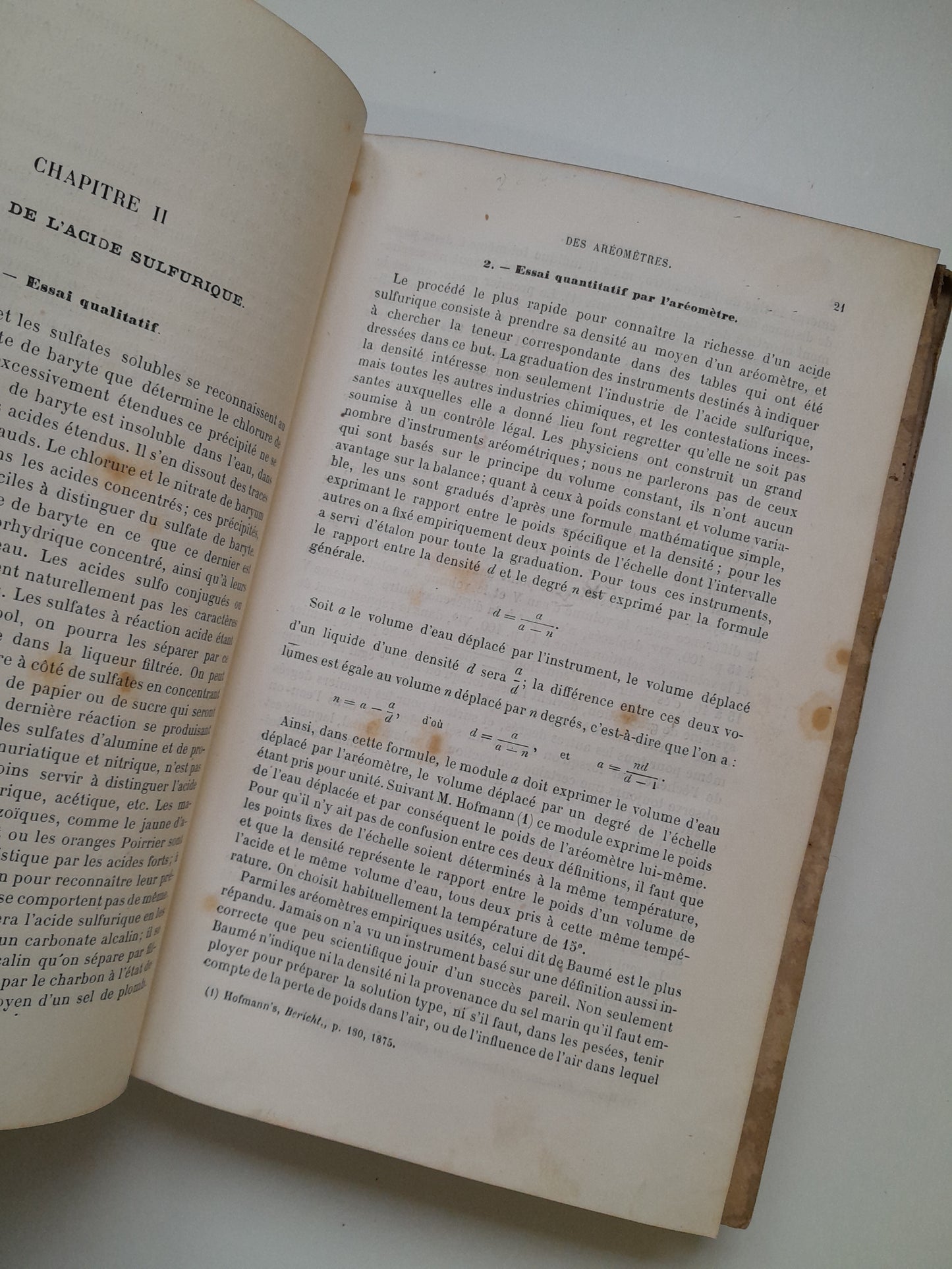 TRAITÉ DE LA FABRICATION DE LA SOUDE - G. LUNGE (G. MASSON, 1879)