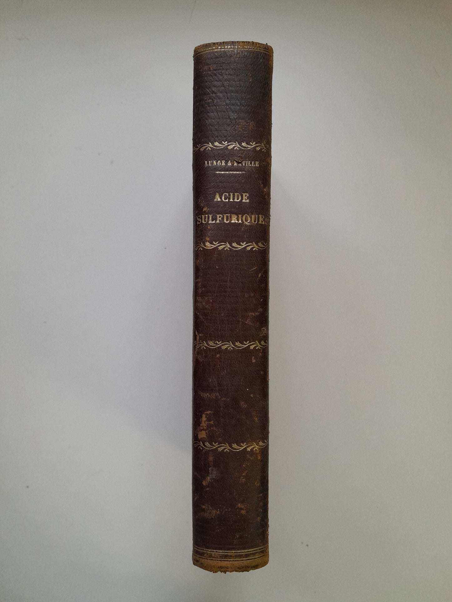 TRAITÉ DE LA FABRICATION DE LA SOUDE - G. LUNGE (G. MASSON, 1879)