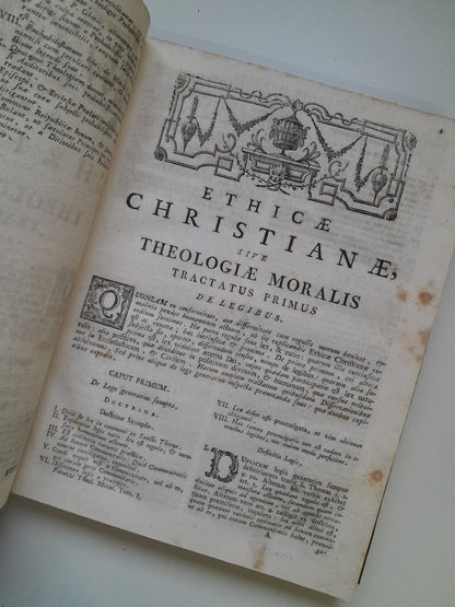 THEOLOGIA MORALIS (TOMOS 1-4, 6-7) - JOANNIS VICENTII PATUZZI (1790)
