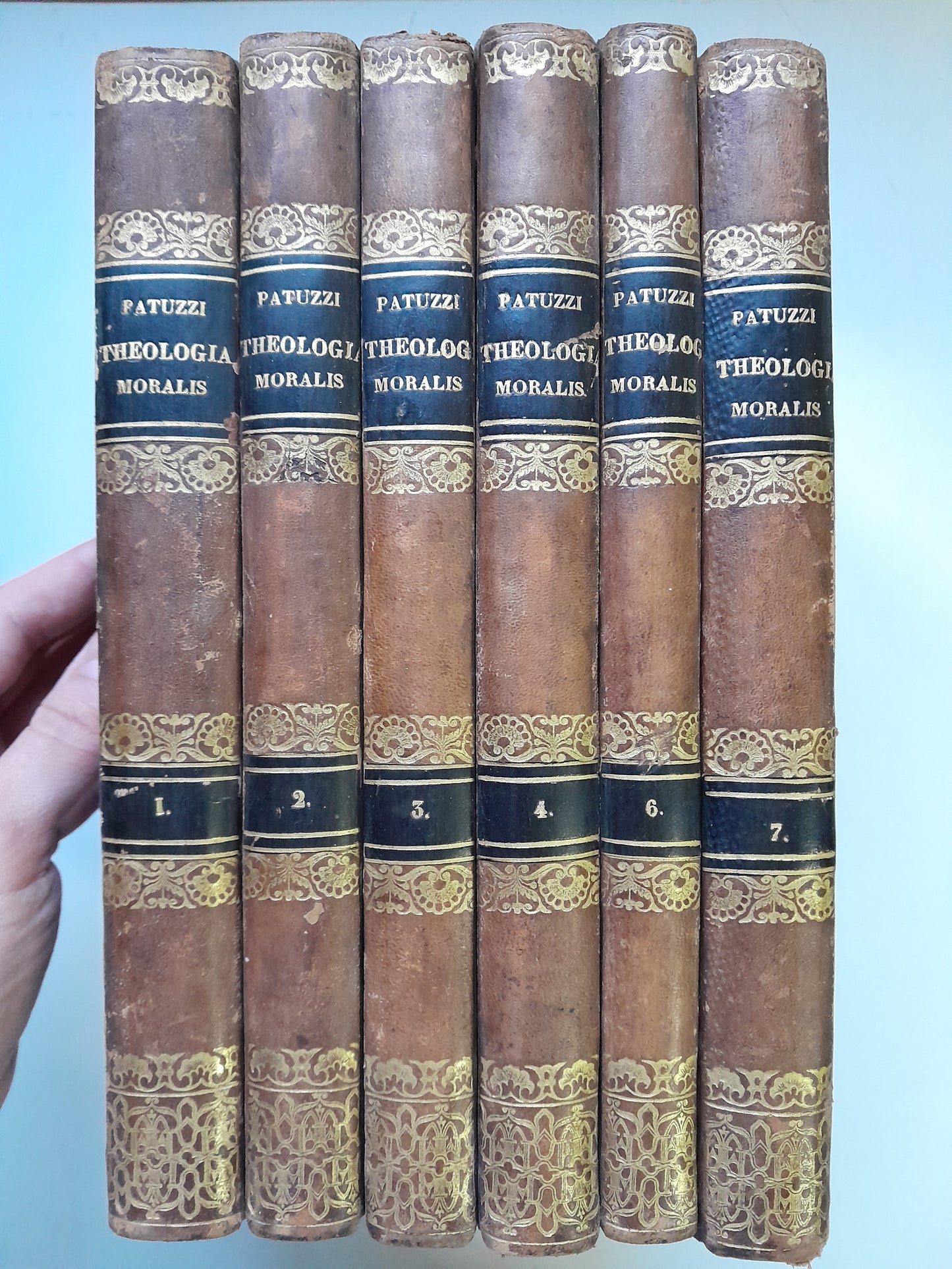 THEOLOGIA MORALIS (TOMOS 1-4, 6-7) - JOANNIS VICENTII PATUZZI (1790)