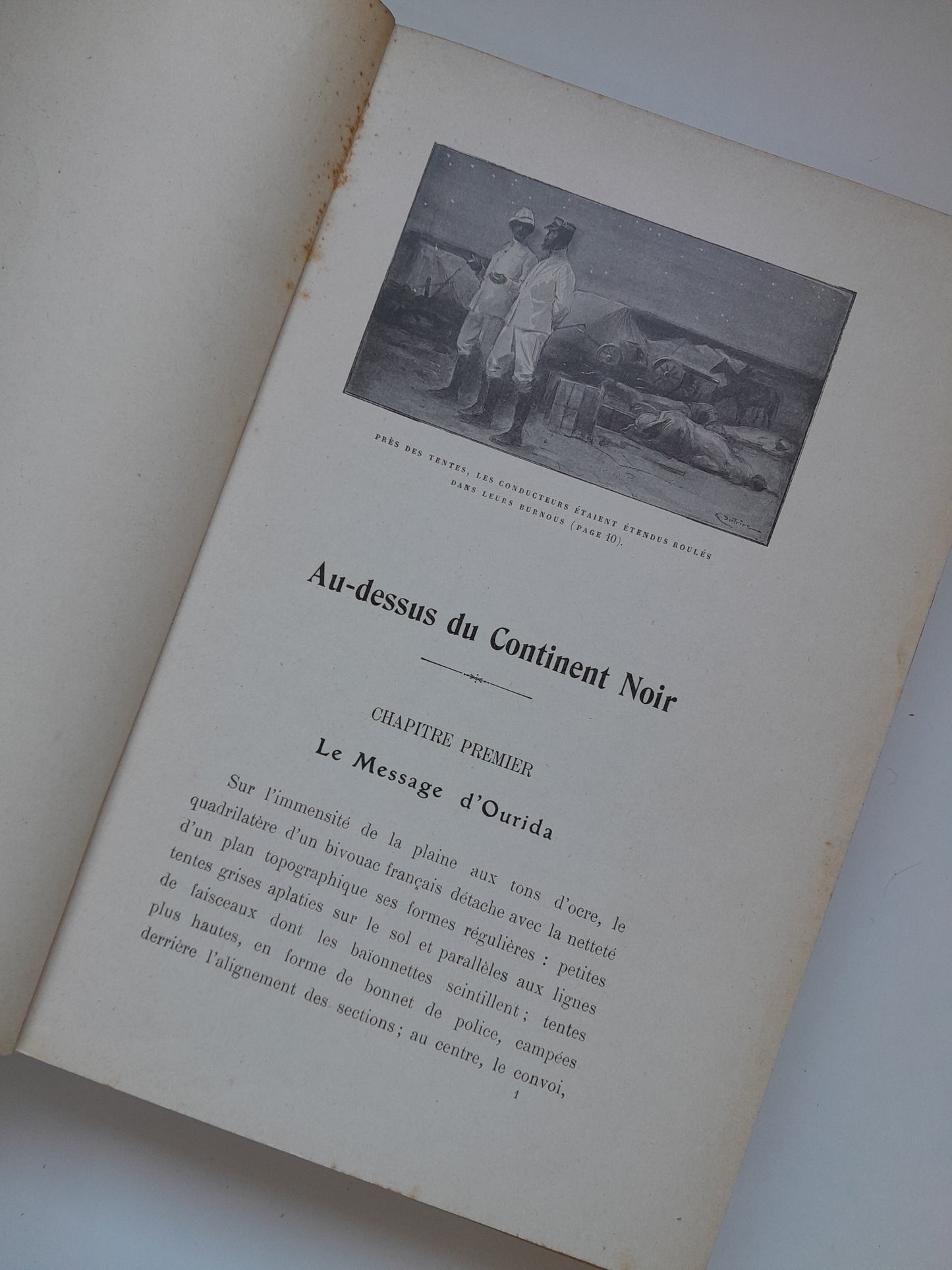 AU-DESSUS DU CONTINENT NOIR - CAPITAINE DANRIT (ERNEST FLAMMARION, c.1890)