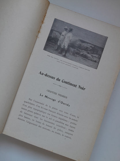 AU-DESSUS DU CONTINENT NOIR - CAPITAINE DANRIT (ERNEST FLAMMARION, c.1890)