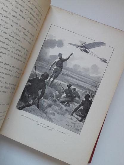 AU-DESSUS DU CONTINENT NOIR - CAPITAINE DANRIT (ERNEST FLAMMARION, c.1890)