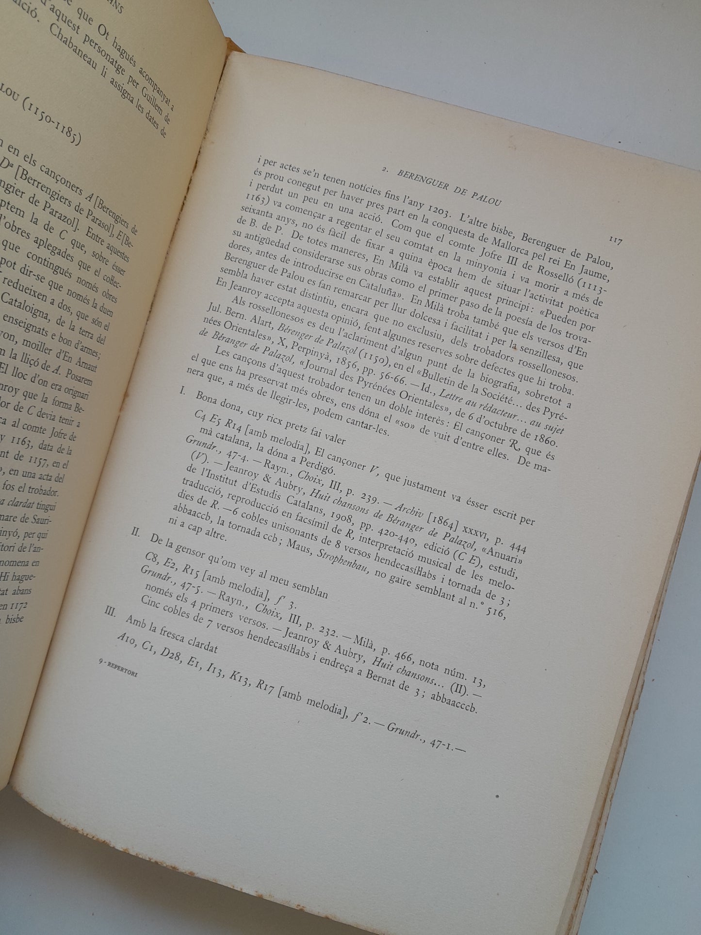 REPERTORI DE L'ANTIGA LITERATURA CATALANA. LA POESIA - JAUME MASSÓ TORRENTS (ALPHA, 1932)