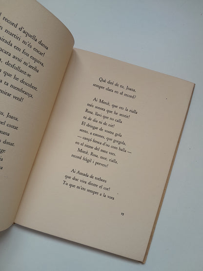 EL LLIBRE DE LES DEU CANÇONS - PERE BENAVENT (1939)
