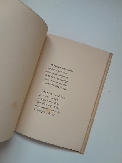EL LLIBRE DE LES DEU CANÇONS - PERE BENAVENT (1939)