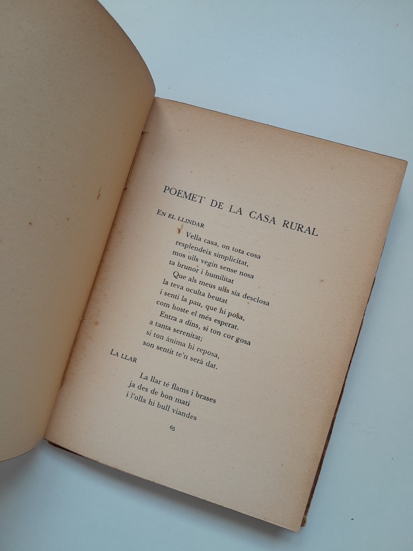 EL MEU HORT HA FLORIT. POEMES - CARLES MAGRINYÀ (ARC DE BARÀ, 1927)