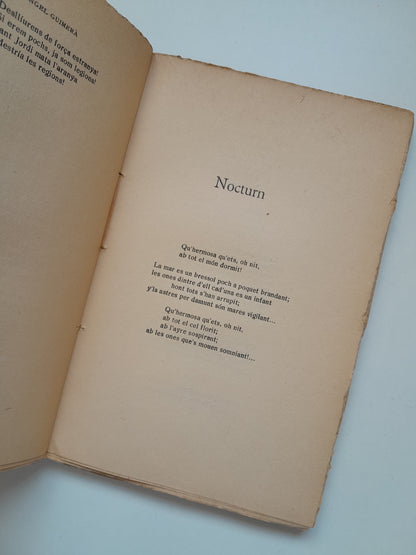 SEGON LLIBRE DE POESIES - ÀNGEL GUIMERÀ (EST. LA RENAIXENSA, 1920)